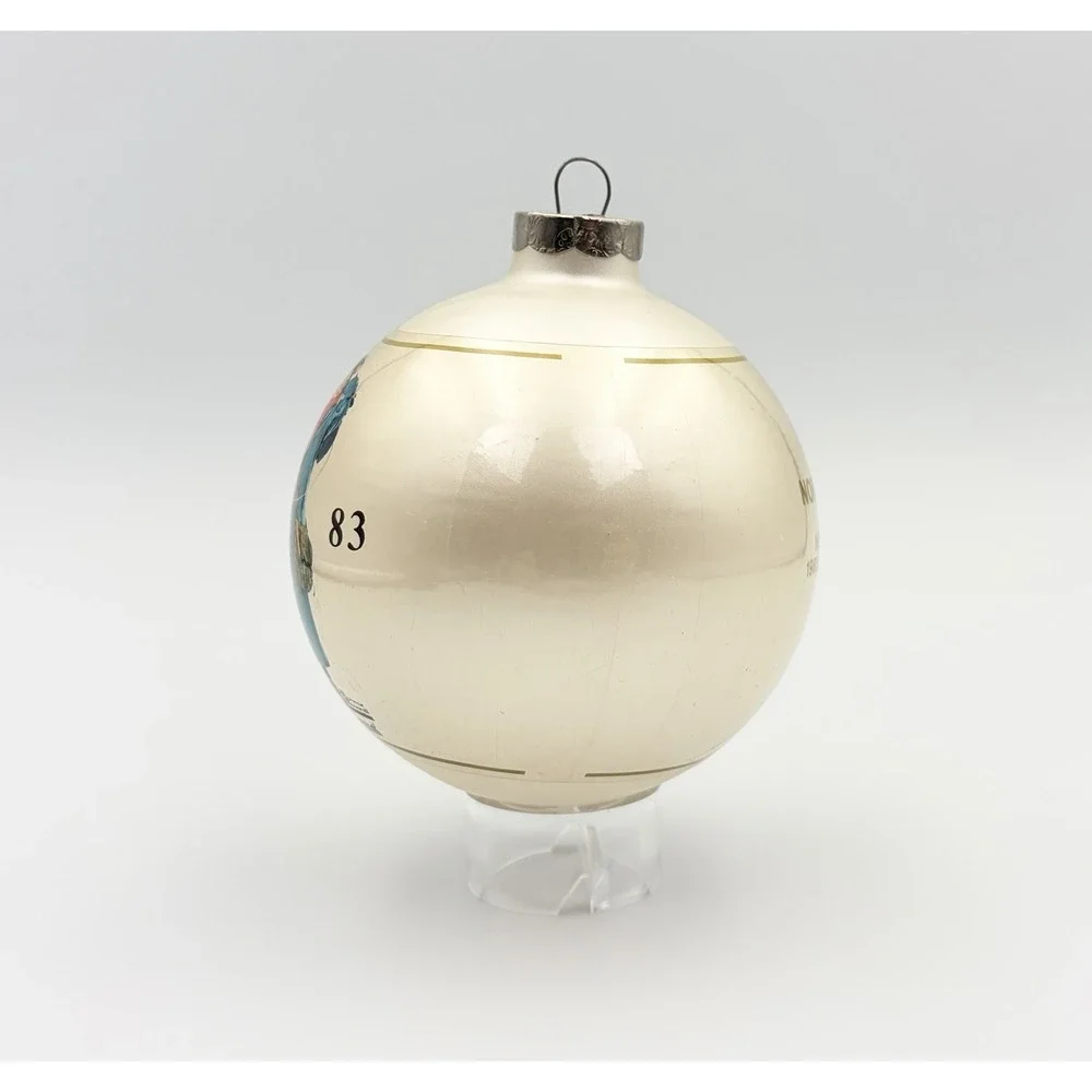 Norman Rockwell 1983 Christmas Ornament 9th Edition Dave Grossman Vintage
